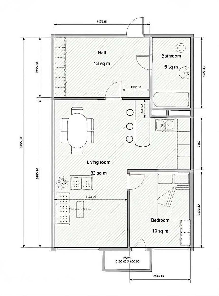 1k apartment vul. Danyla Shherbakivs'kogo 525