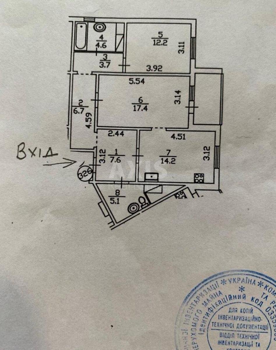 2к квартира пр-т Правды 31А413377