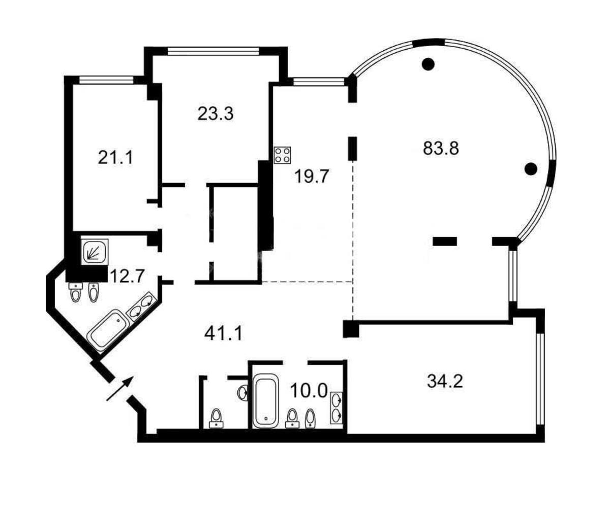 4k apartment vul. Mazepy Ivana 11Б5