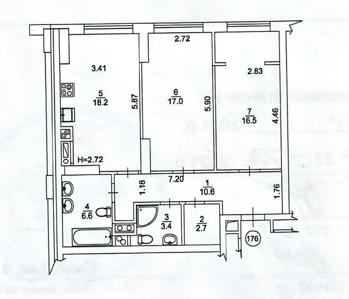 2k apartment vul. Zabolotnogo Akademika 13