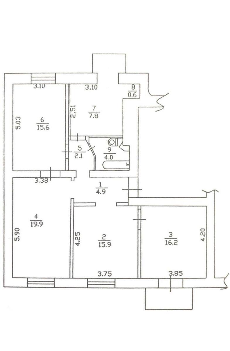 4k apartment bul. Shevchenka Tarasa 5814