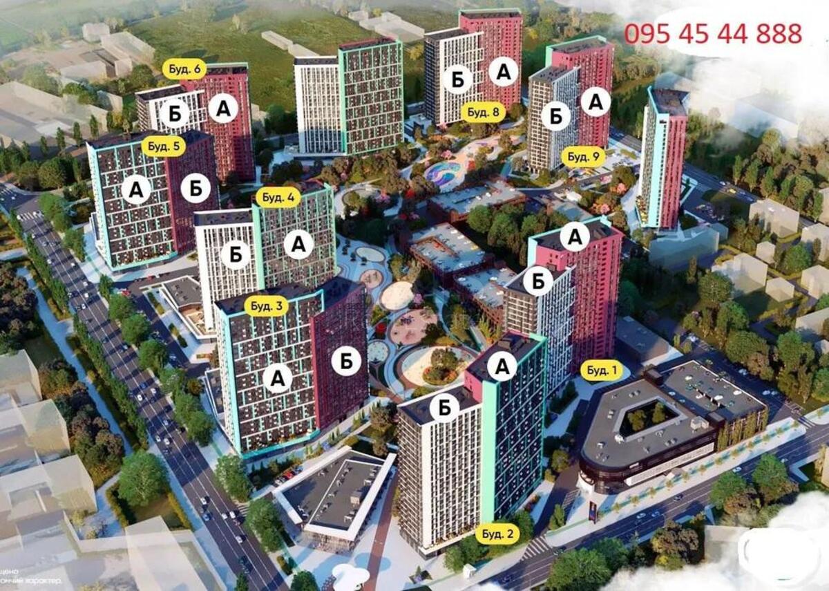 1k apartment vul. Pivnichno-Syrec'ka 10А572900