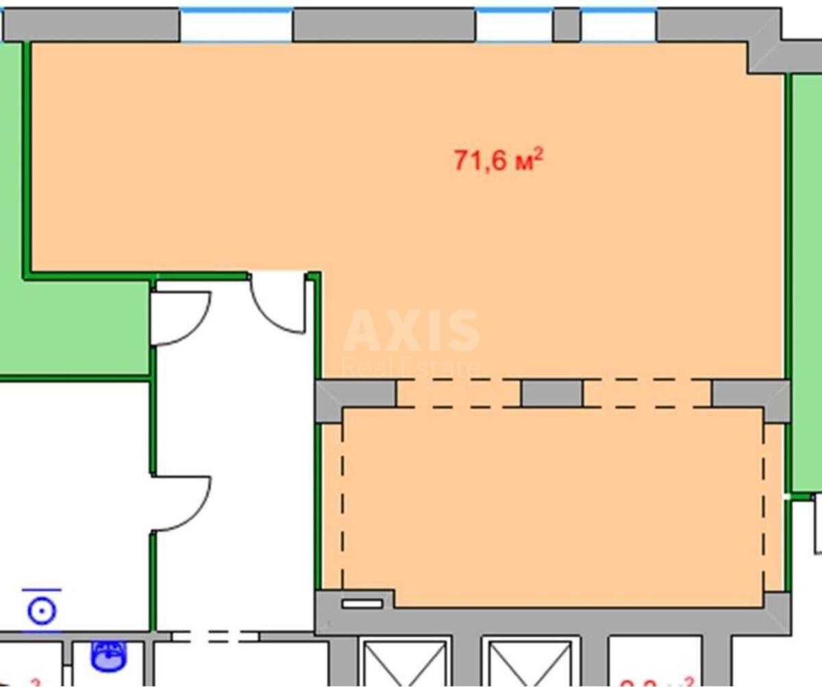 Office vul. Vozdvyzhens'ka 45, 84m24