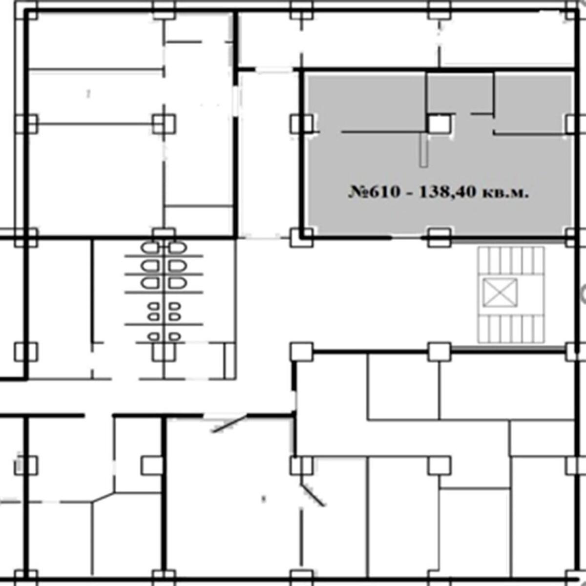 Office vul. Lypkivs'kogo Vasylja Mytropolyta 45, 138m2624252