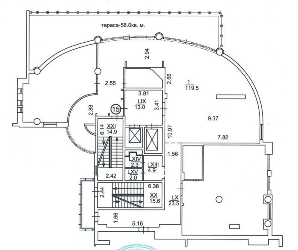 Office bul. Shevchenka Tarasa 33Б, 137m26041715