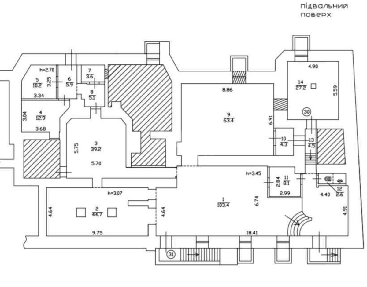 Catering object vul. Pushkins'ka 7, 335m21