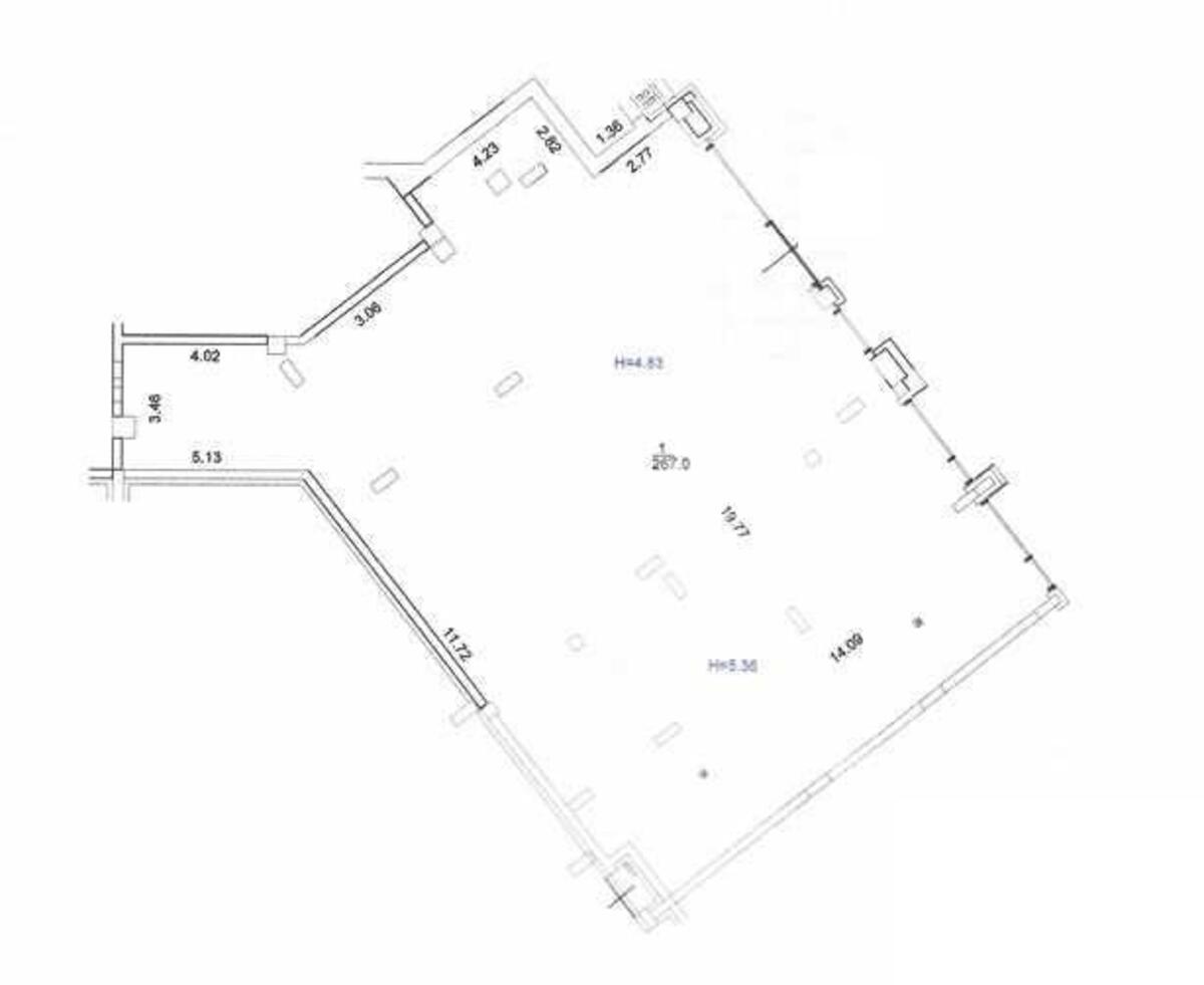 Service object vul. Hohlovyh Sim'i' 12В, 267m2598478