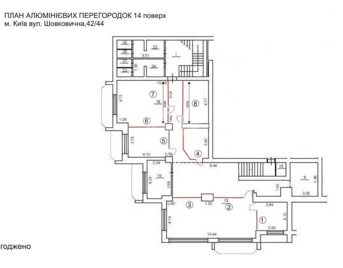 Office vul. Shovkovychna 42/44, 225m2566217