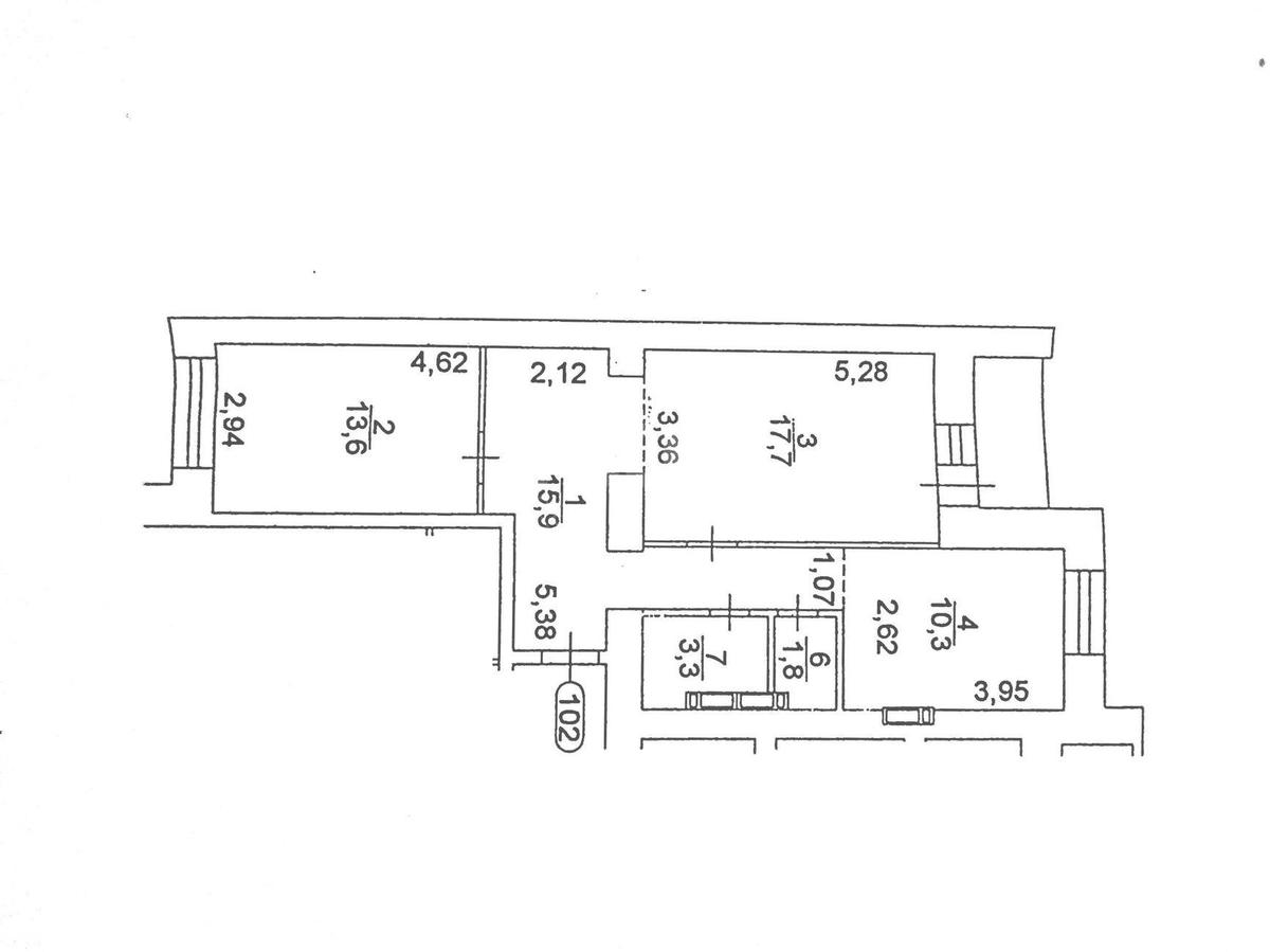 2k apartment bul. Vernads'kogo Akademika 24423869