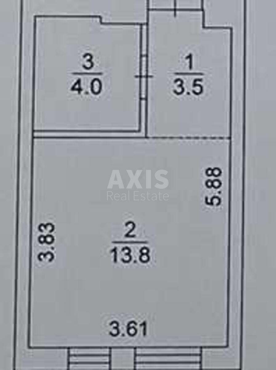 1k apartment vul. Chernjahovs'kogo 19/95658213