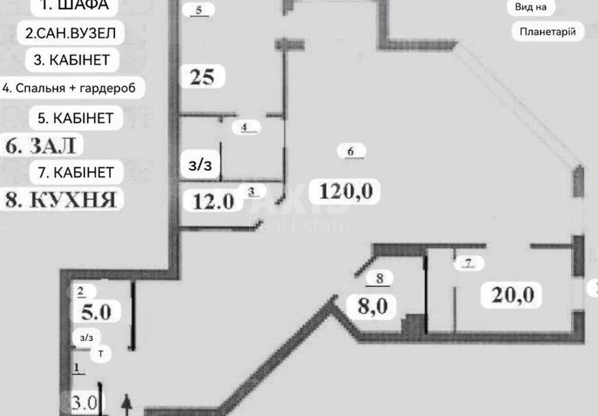 Офіс вул. Велика Васильківська 72, 194м2608149