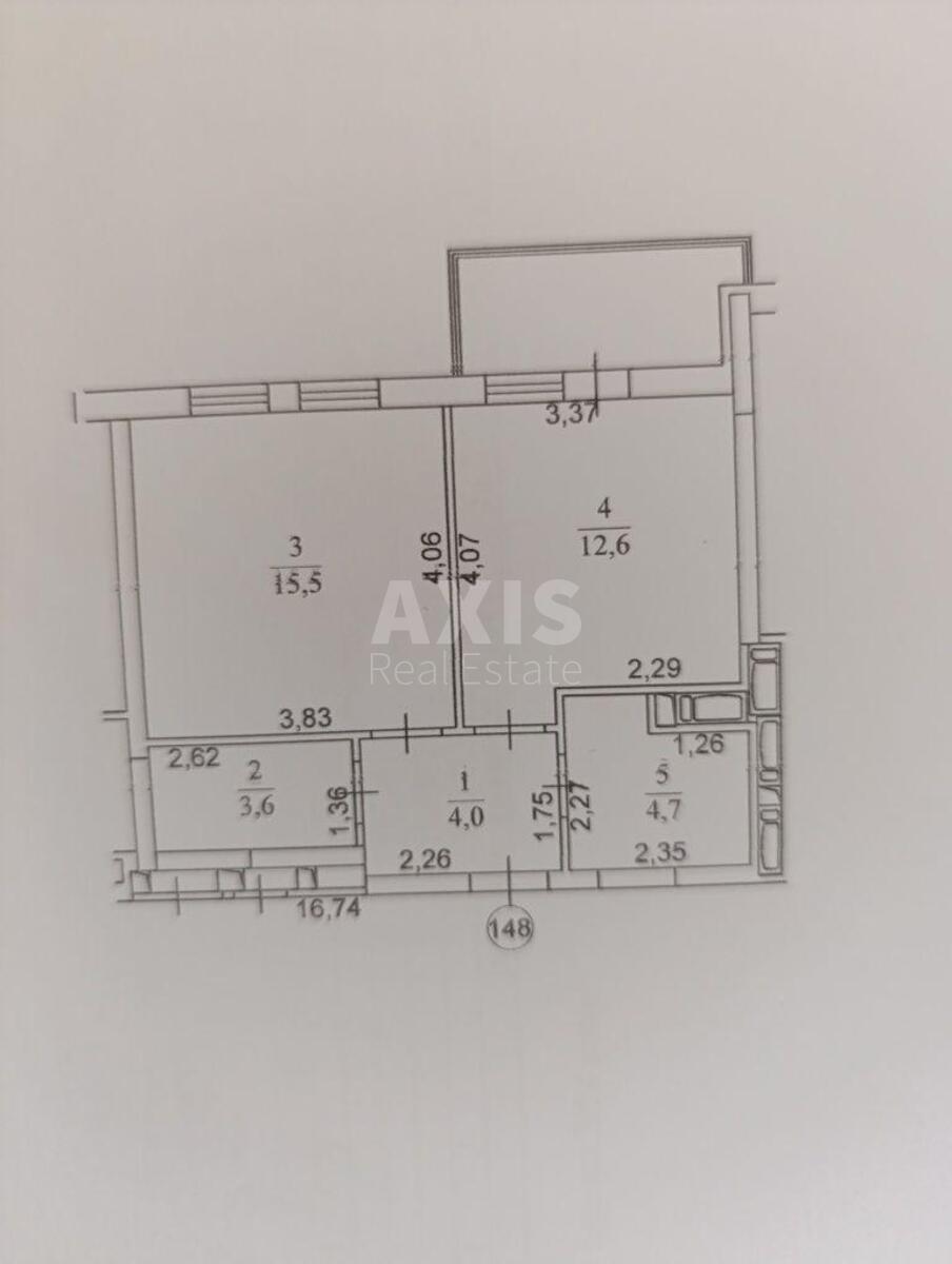 1k apartment pr-t Peremogy 675
