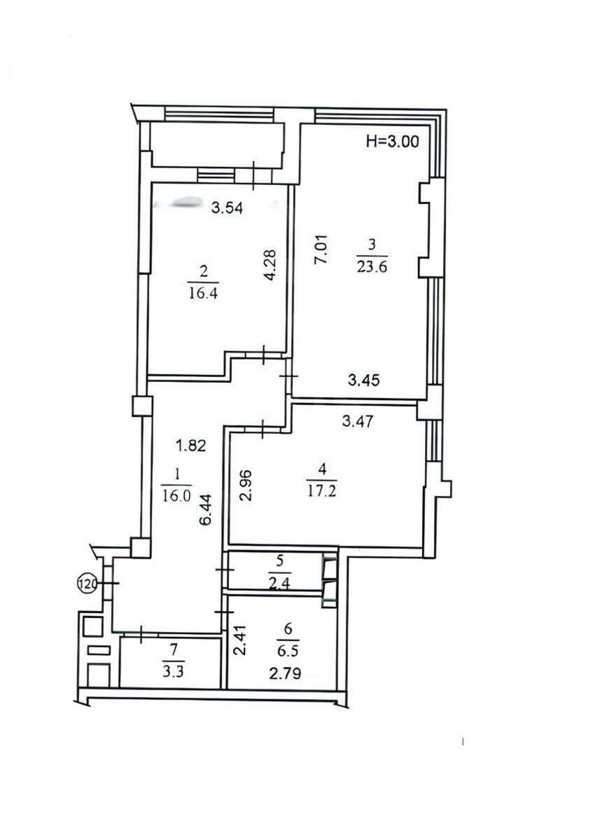 2k apartment vul. Antonovycha 443