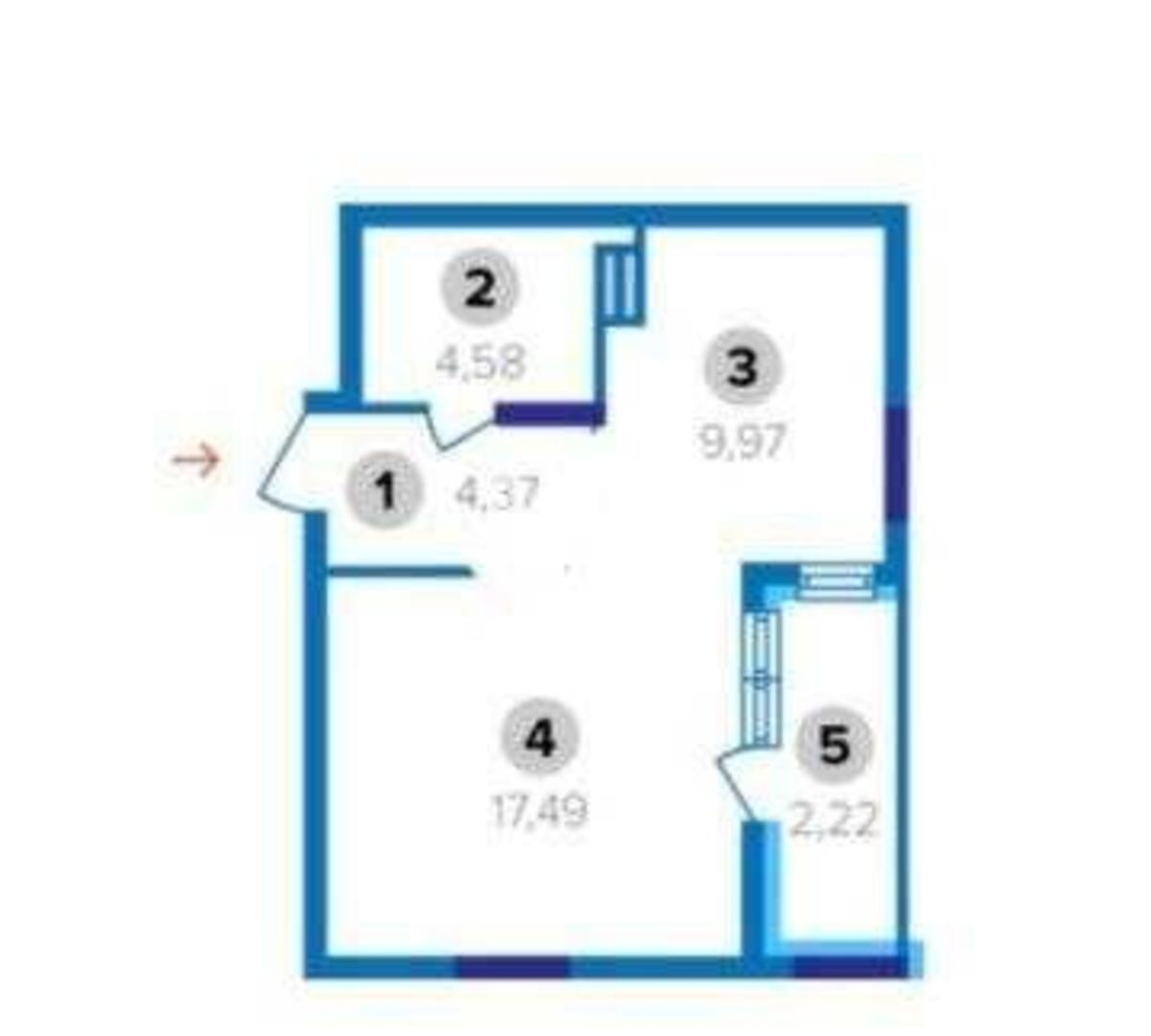 1k apartment pr-t Peremogy 71А5780713