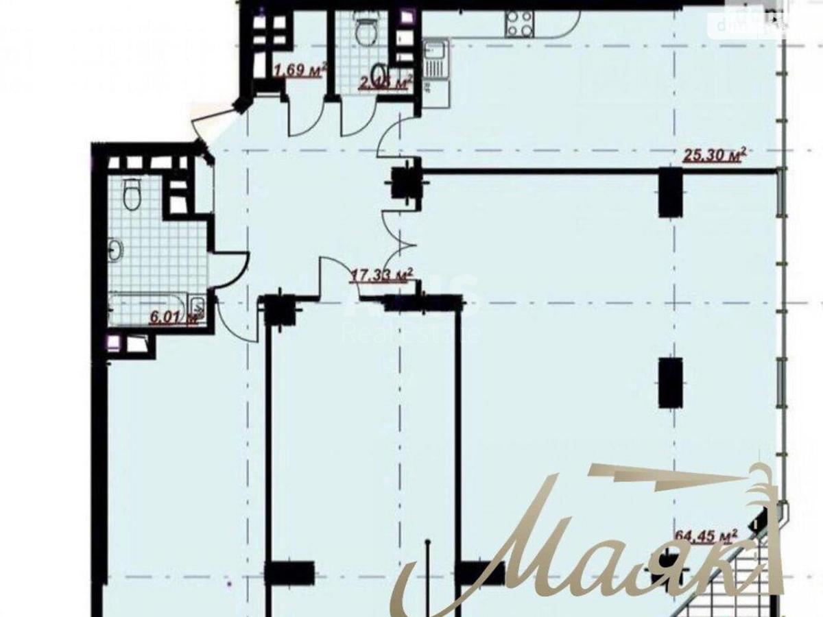 1k apartment vul. Dragomyrova Myhajla 4Б450477