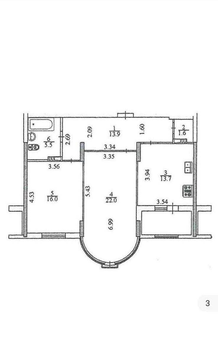 2k apartment vul. Chornovola V'jacheslava 277