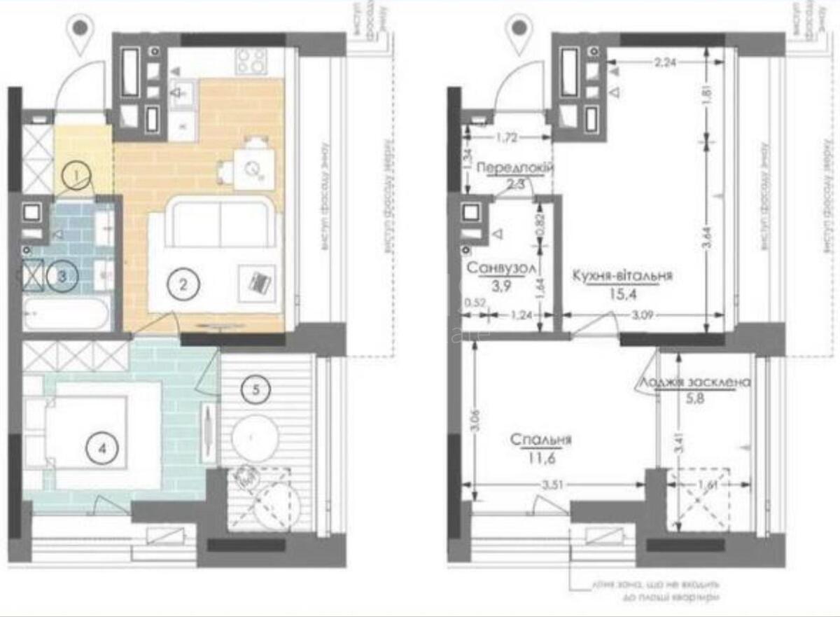 2k apartment vul. Hohlovyh Sim'i' 82