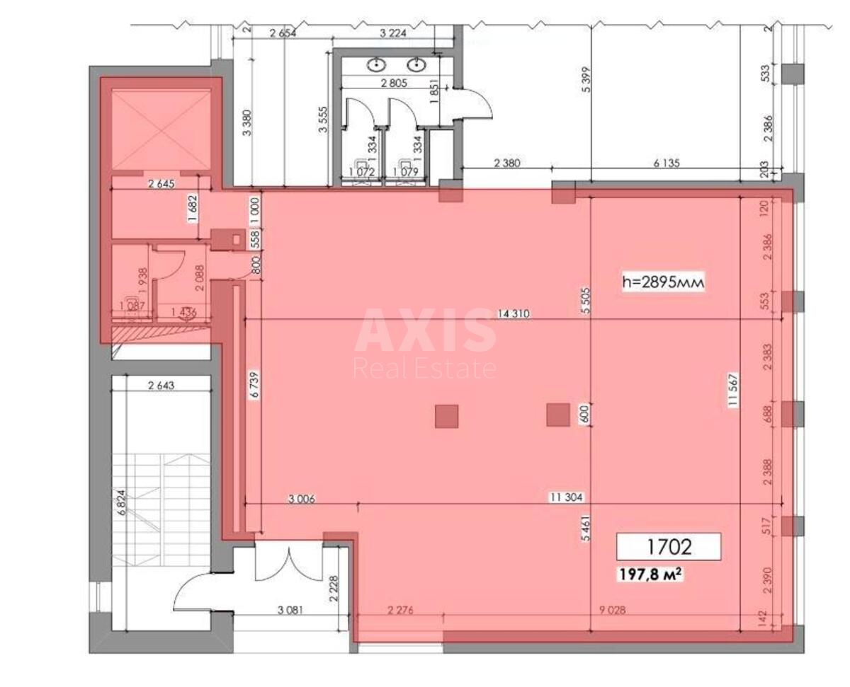 Office vul. Saksagans'kogo 53/80, 197m2594675