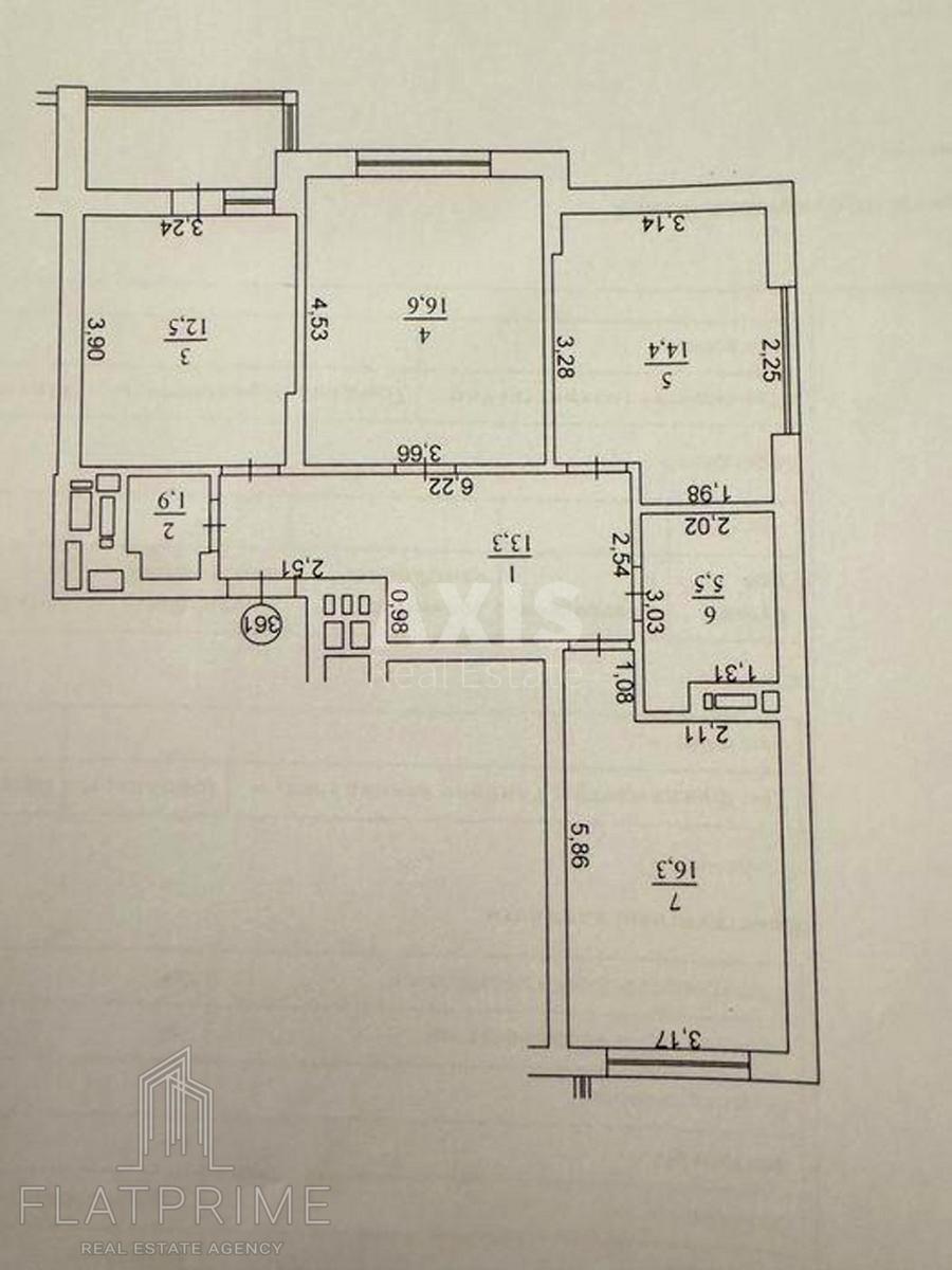 3k apartment vul. Zabolotnogo Akademika 15617597