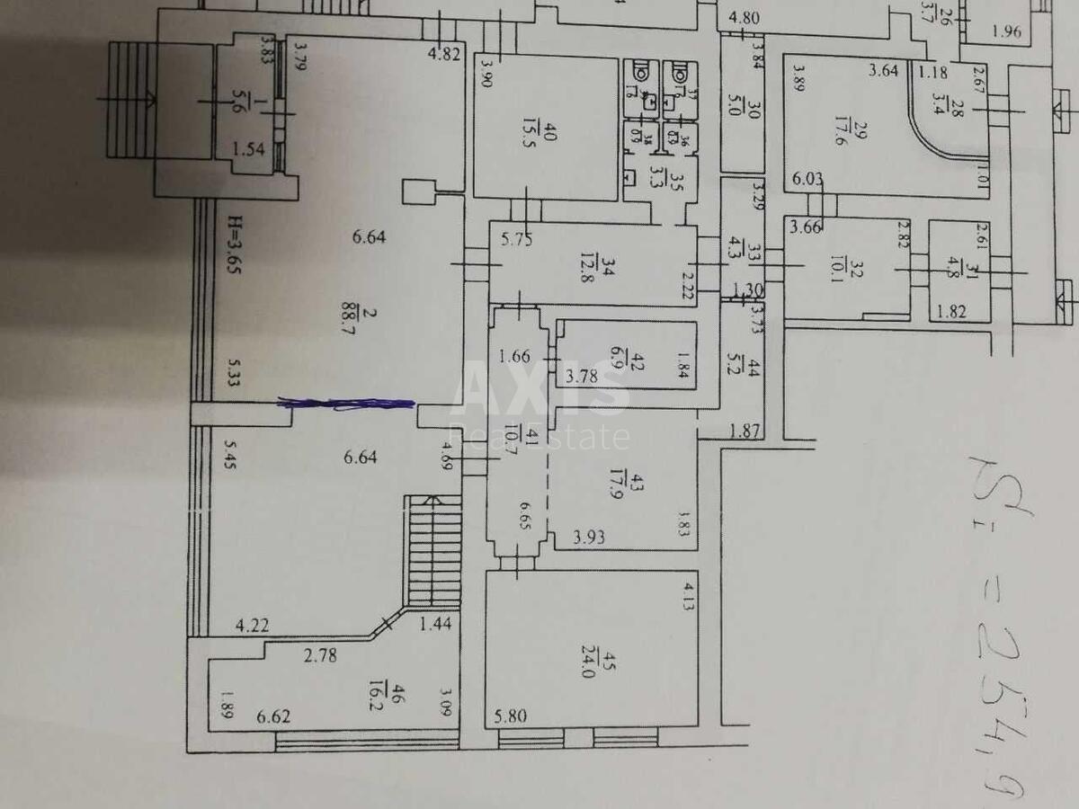Trade object nab. Dniprovs'ka 13, 365m2613071