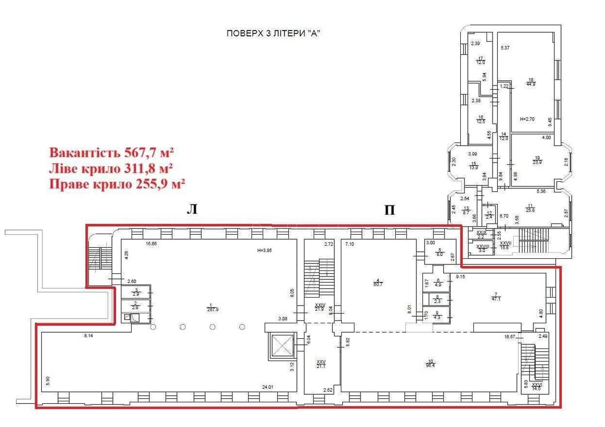 Office vul. Zhyljans'ka 14Б, 255m2618583