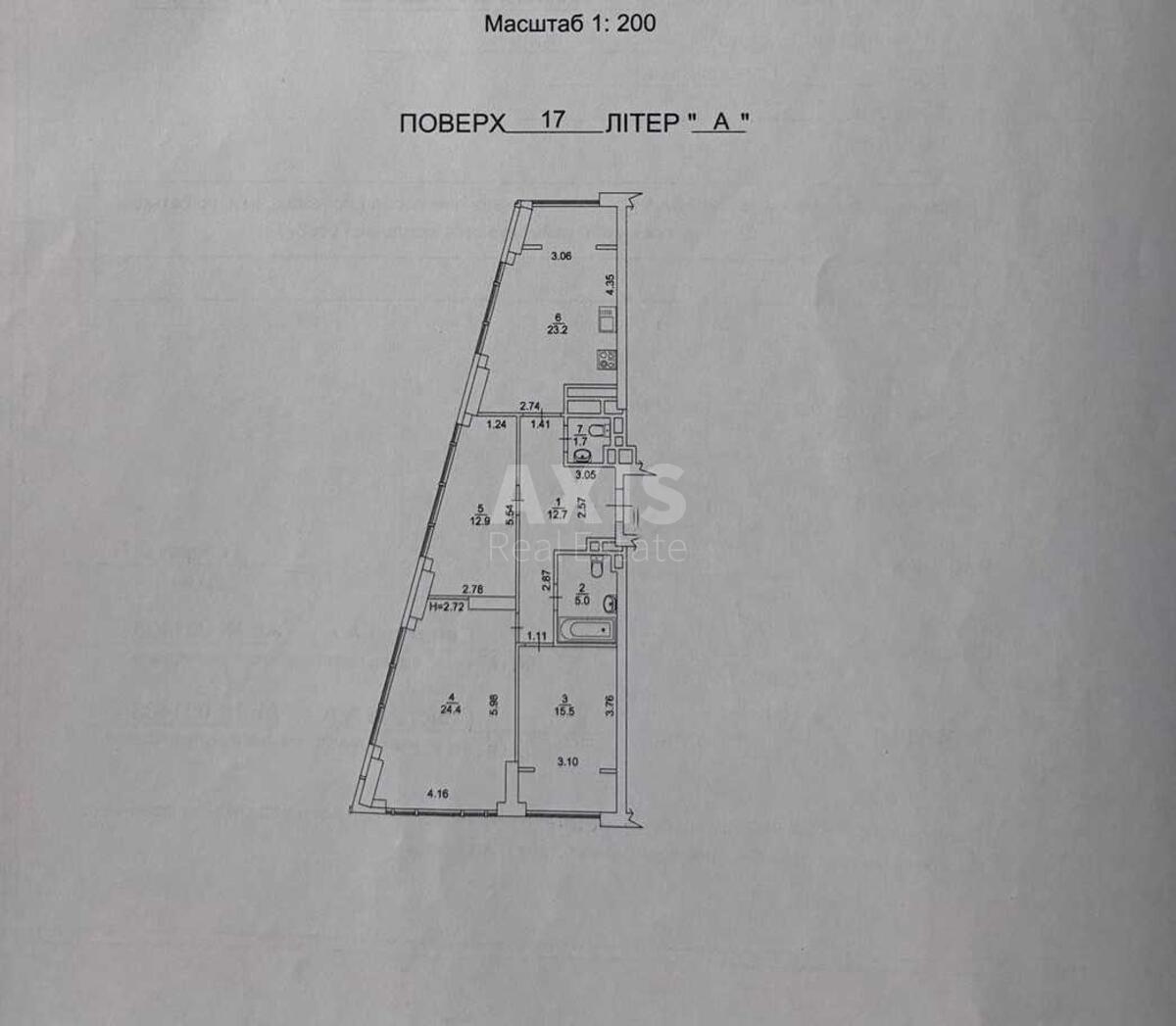 3k apartment vul. Zabolotnogo Akademika 1Б5780816