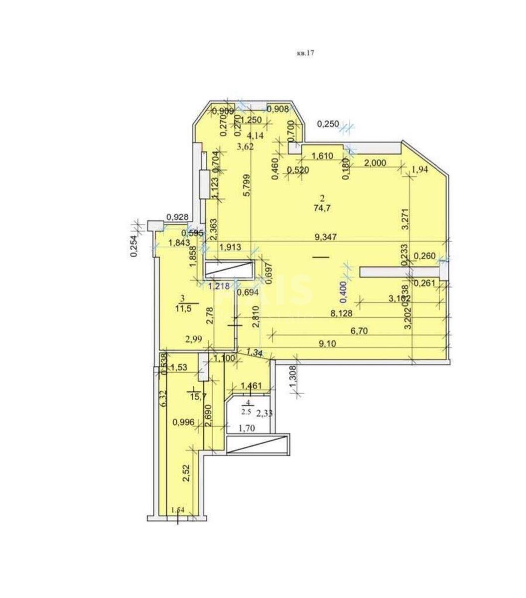 3k apartment vul. Antonova Aviakonstruktora 2Б603365