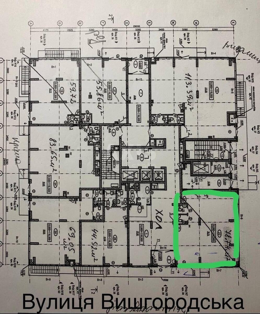 Trade object vul. Vyshgorods'ka 45, 82m2567514