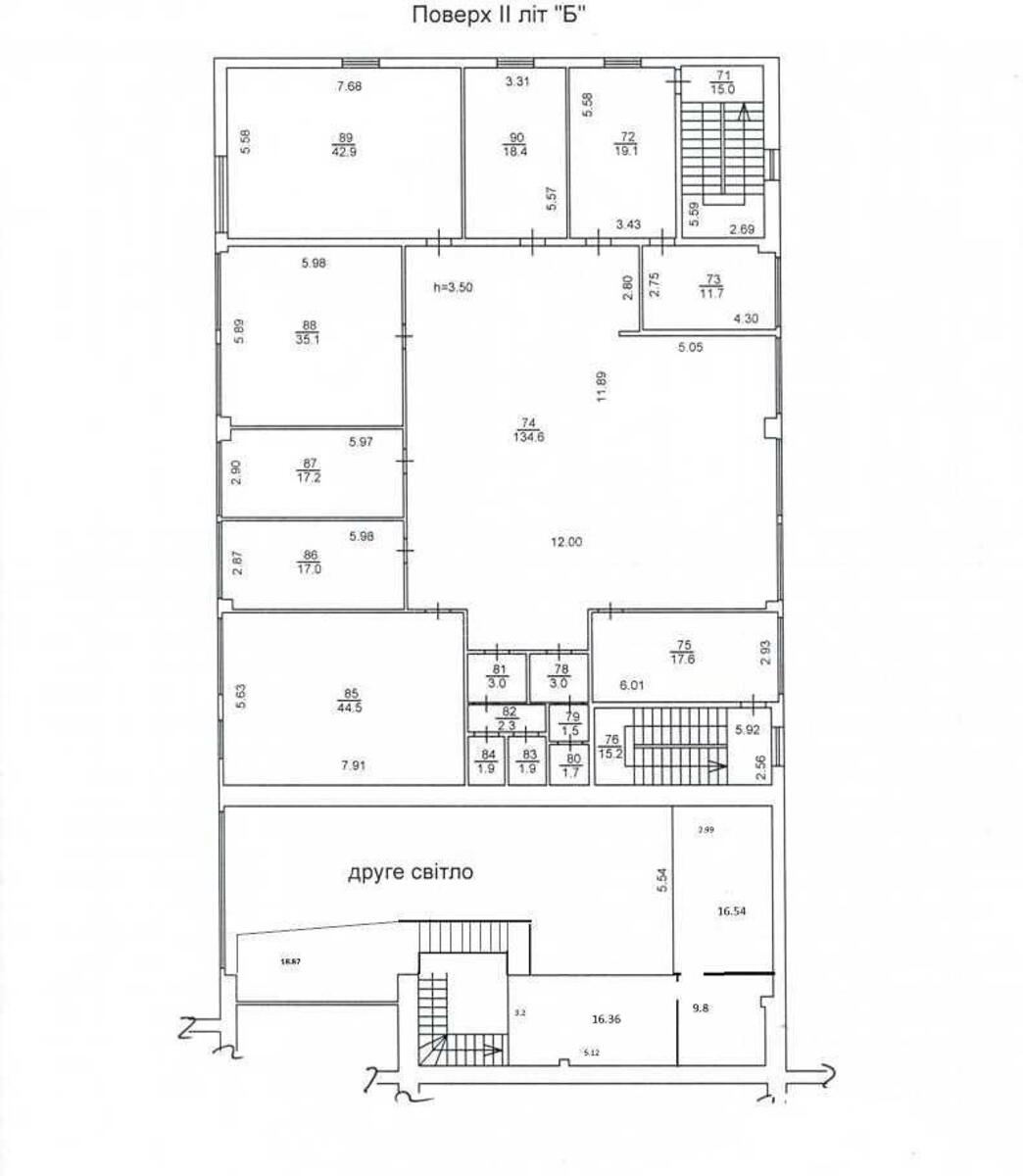 Офис ул. Сверстюка Евгения 11Б, 375м26132510