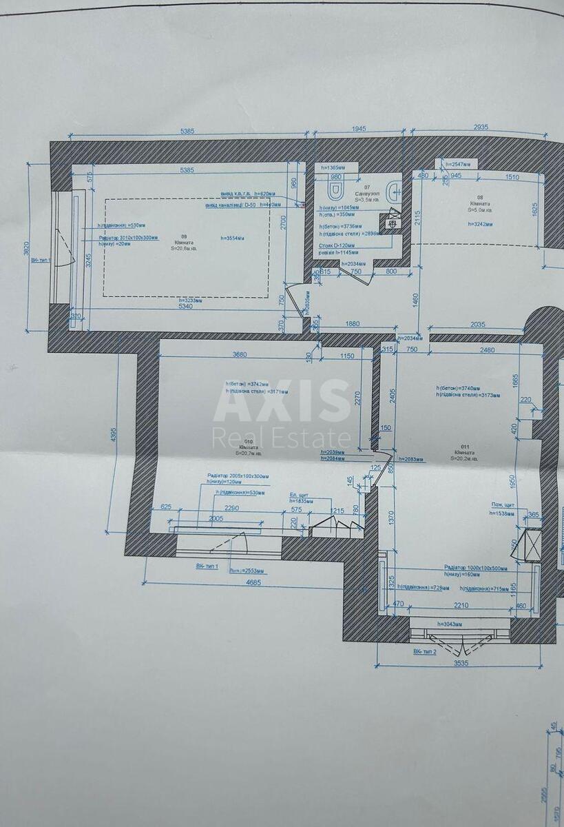 Service object vul. Dragomyrova Myhajla 7, 84m2567075