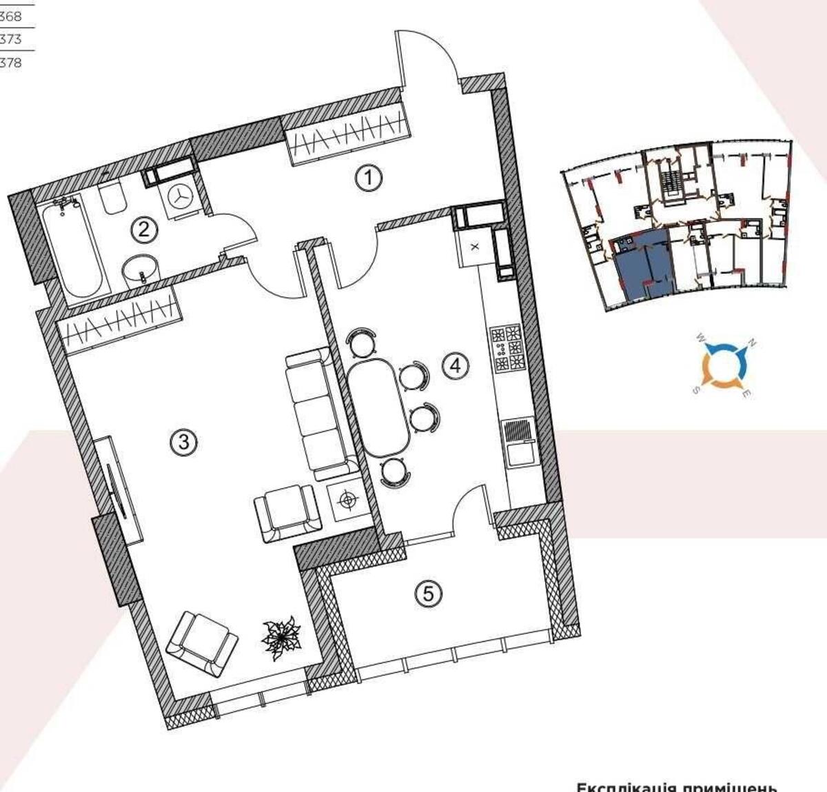 1k apartment bul. Druzhby Narodiv 13А1
