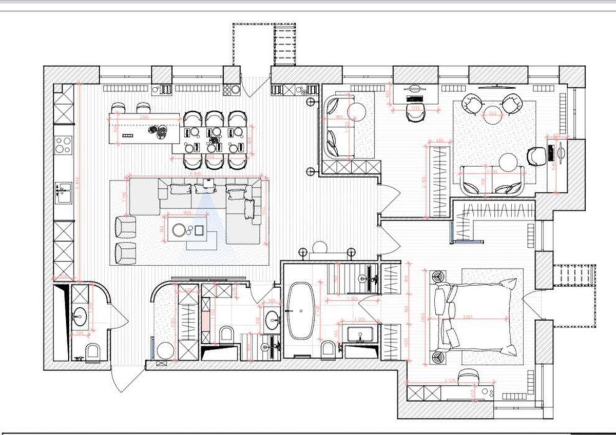 3k apartment vul. Barbjusa Anri 39/210