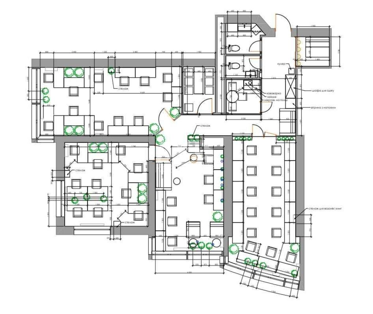 Office uzv. Klovs'kyj 7, 150m25407212