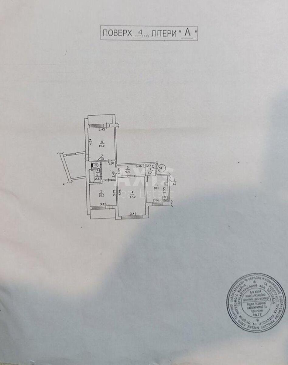 3k apartment vul. Zakrevs'kogo Mykoly 8911