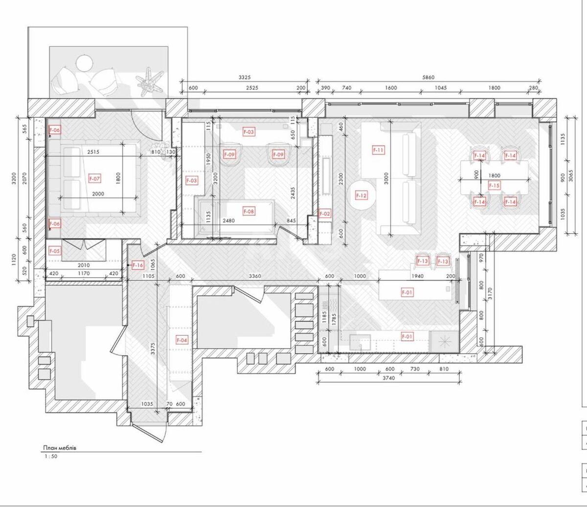 3k apartment vul. Hohlovyh Sim'i' 816