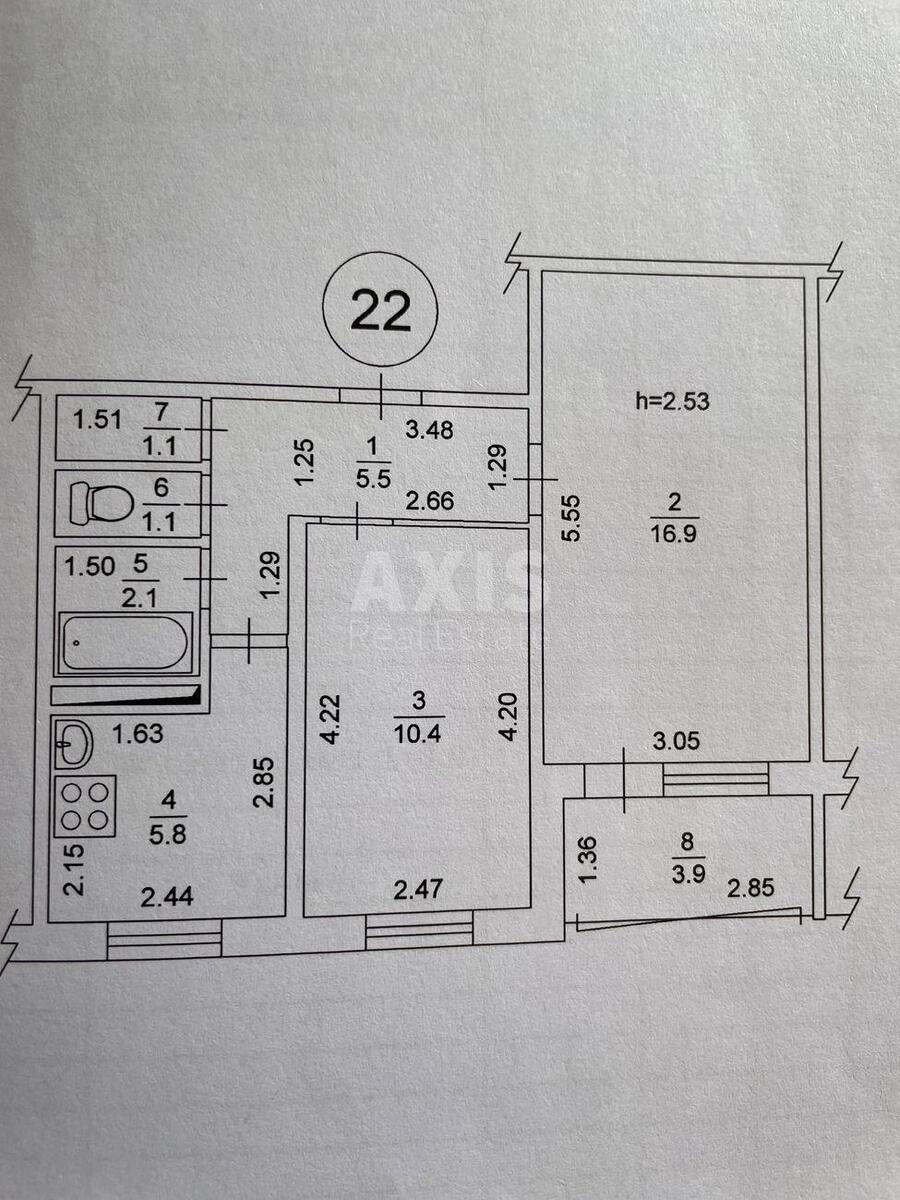 2k apartment vul. Tymoshenka Marshala 135809211