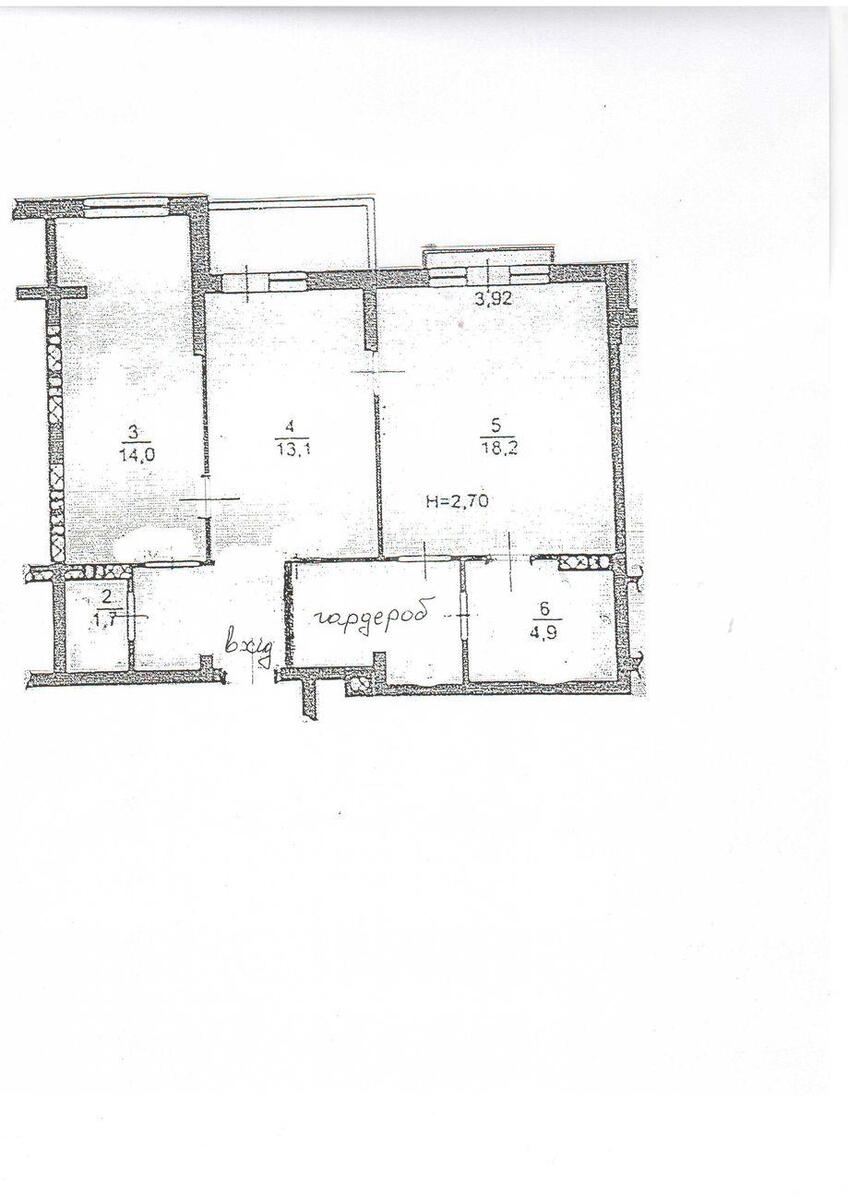 2к квартира ул. Метрологическая 15А6169214