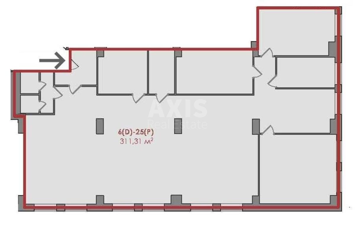 Office vul. Pymonenka Mykoly 13, 311m2575555