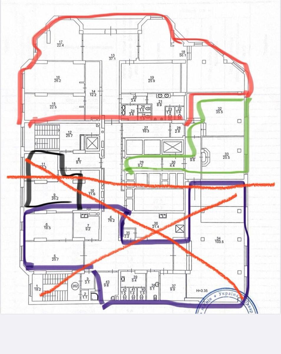 Office vul. Jevgena Konoval'cja 34, 337m25707713