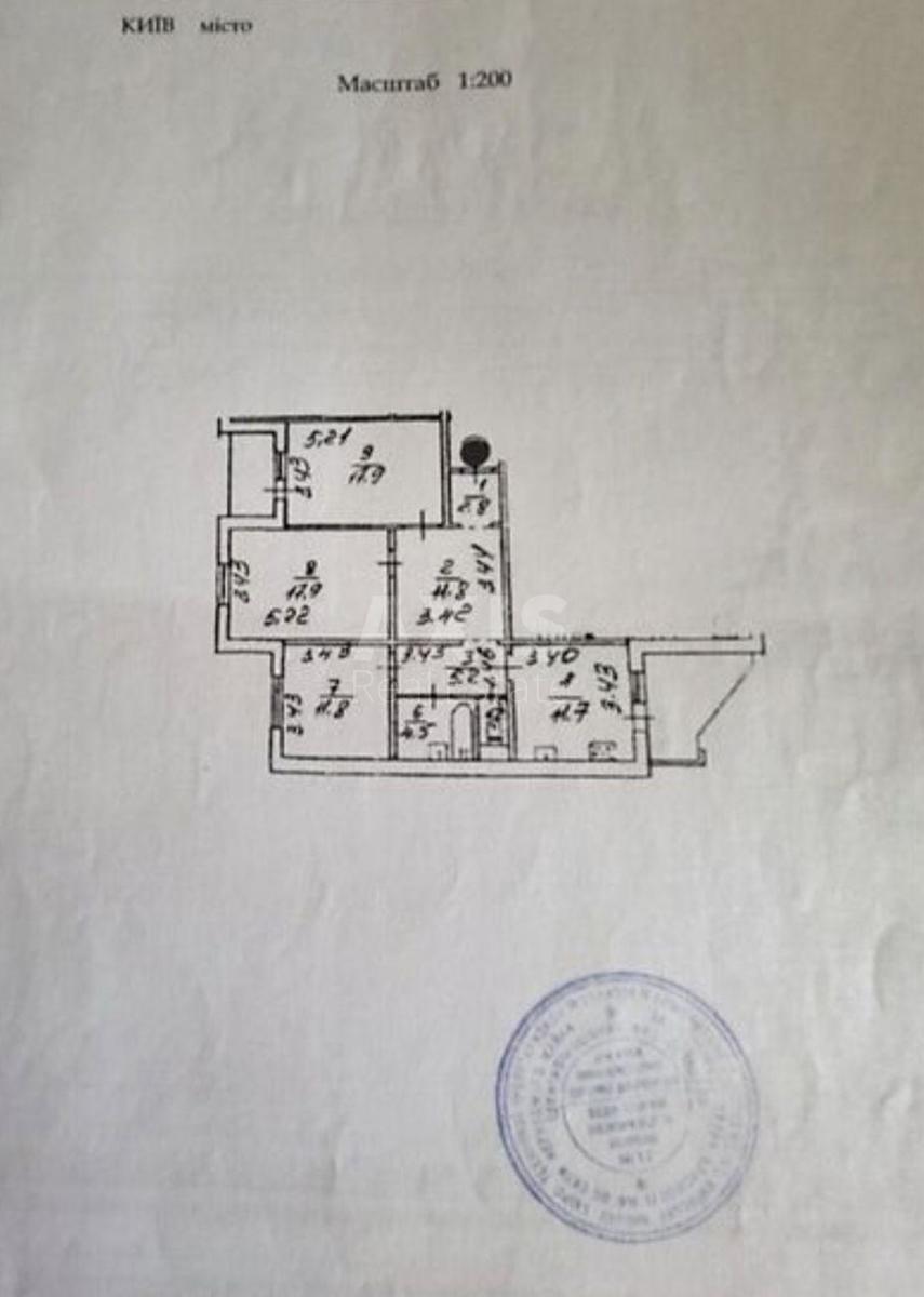 3k apartment vul. Myloslavs'ka 31В11