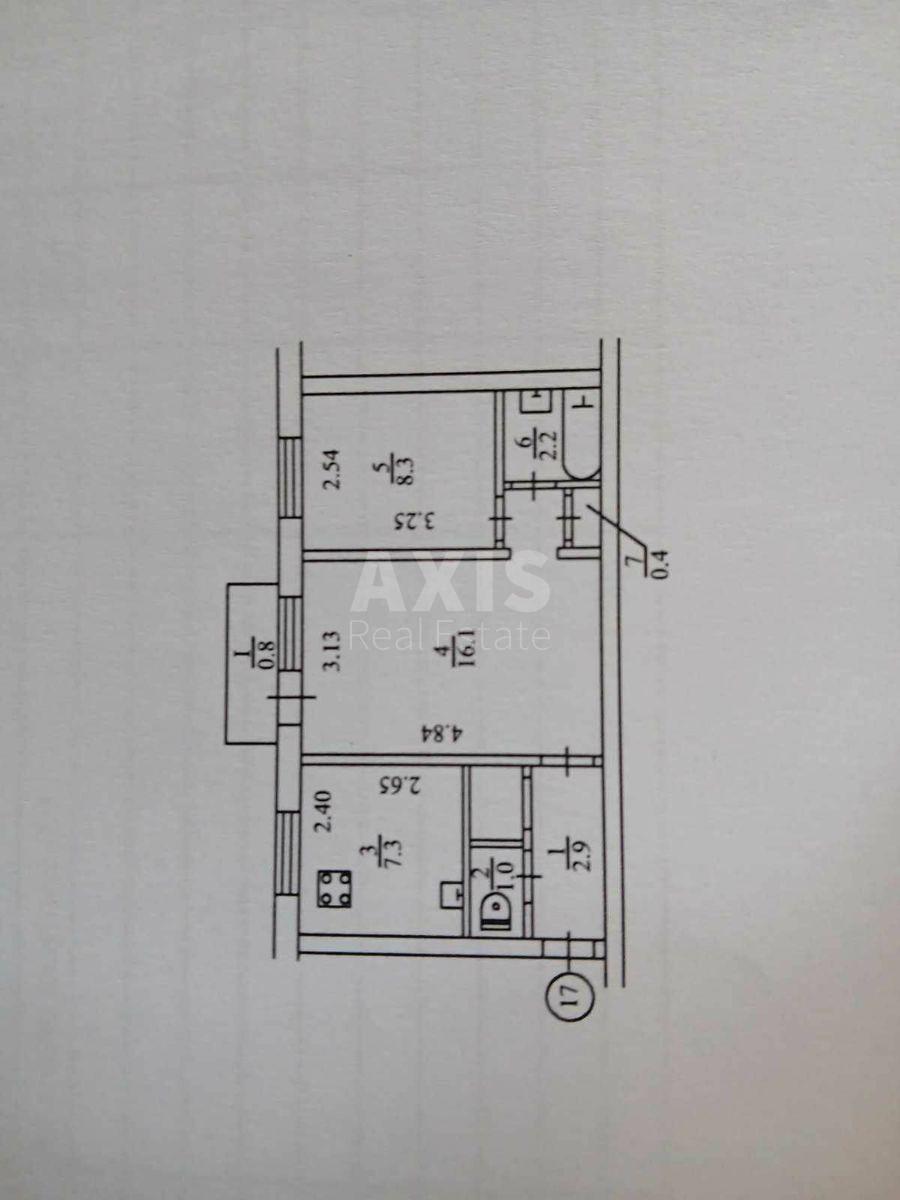 2k apartment pr-t Vidradnyj 18Б10