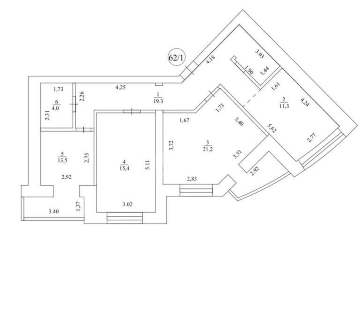 3k apartment vul. Radystiv 348