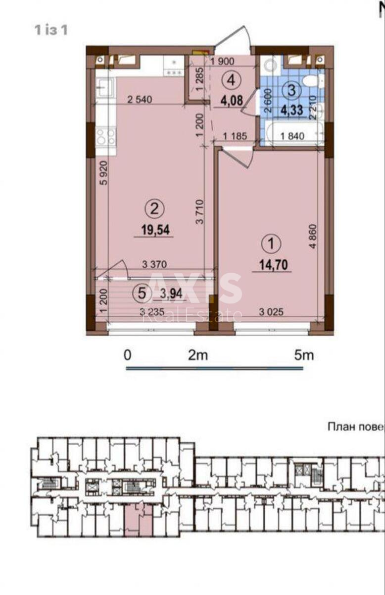 1k apartment vul. Rodyny Kristeriv 14541555
