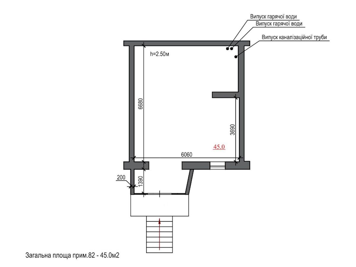 Trade object vul. Dragomanova 20, 45m2608201