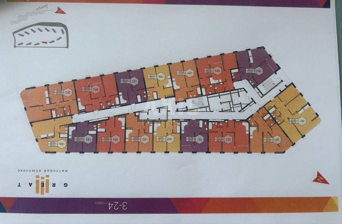 2k apartment vul. Prychal'na 8634588