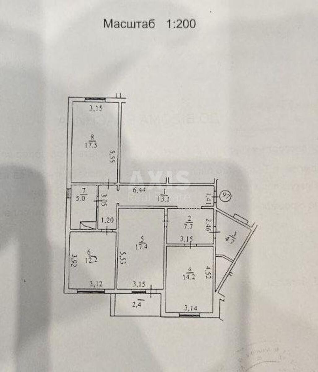 3k apartment vul. Urlivs'ka 1511