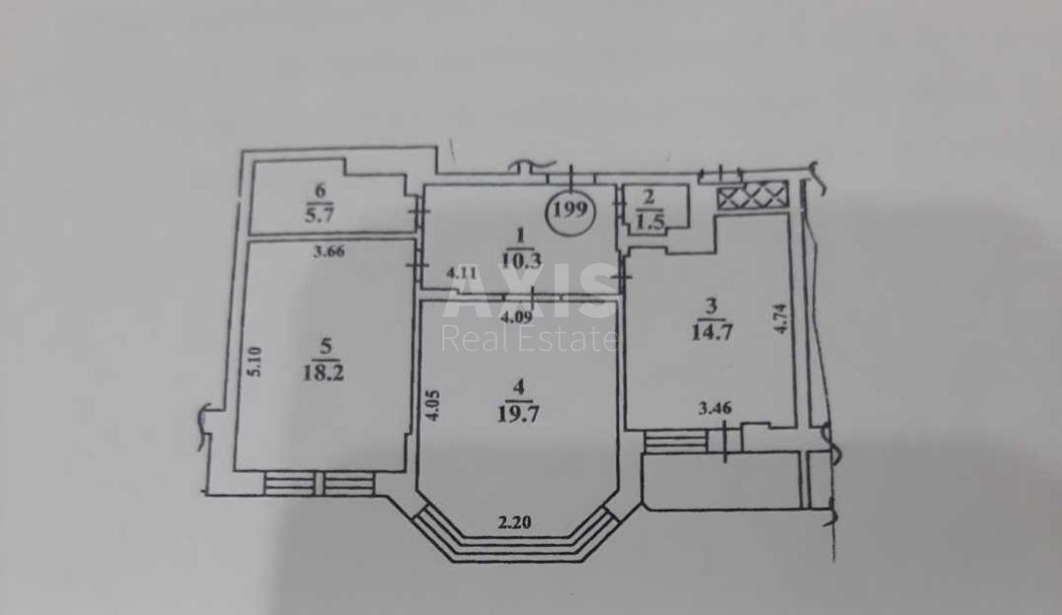 2k apartment vul. Oleny Pchilky 3А6