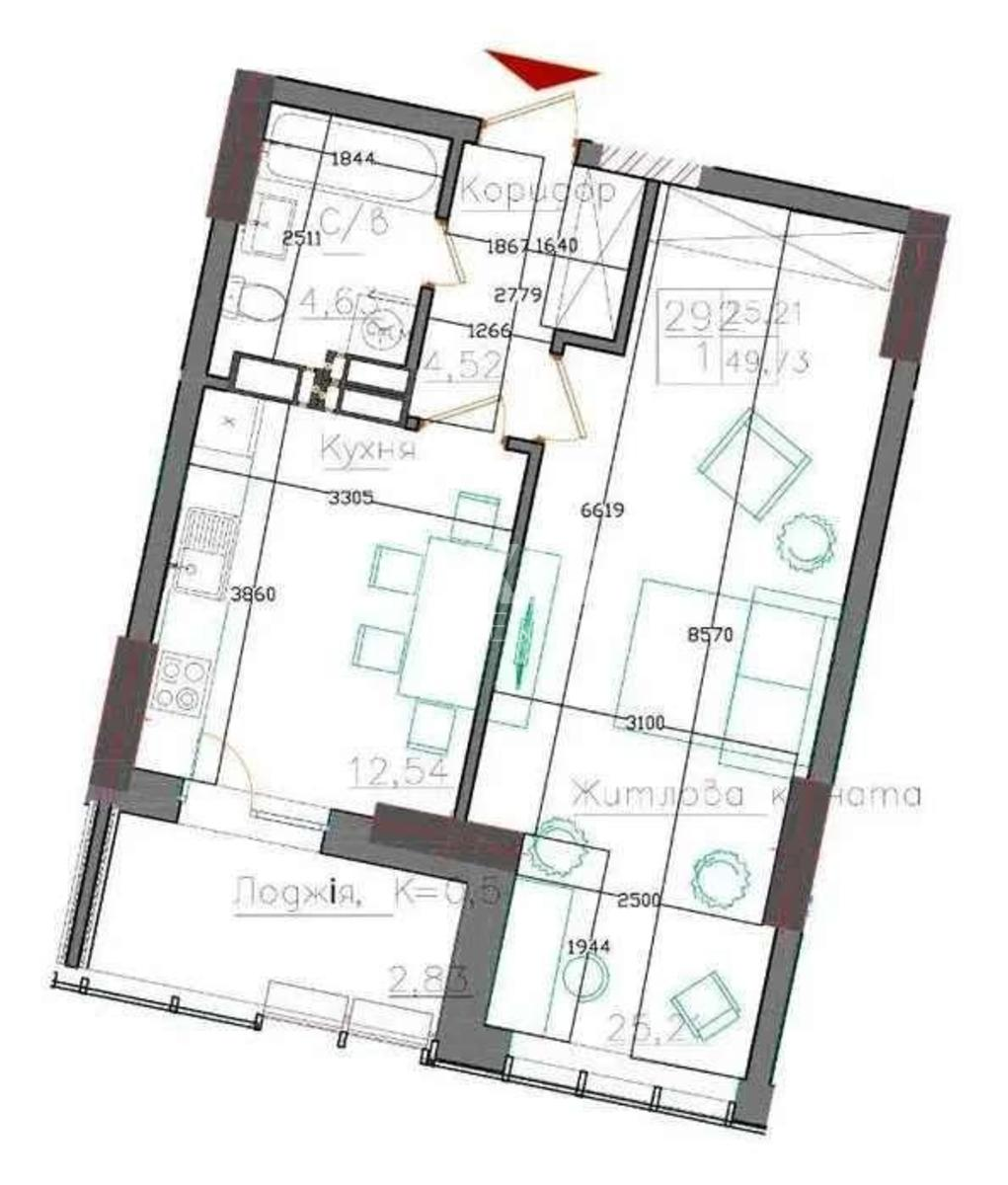 1k apartment bul. Druzhby Narodiv 13А0