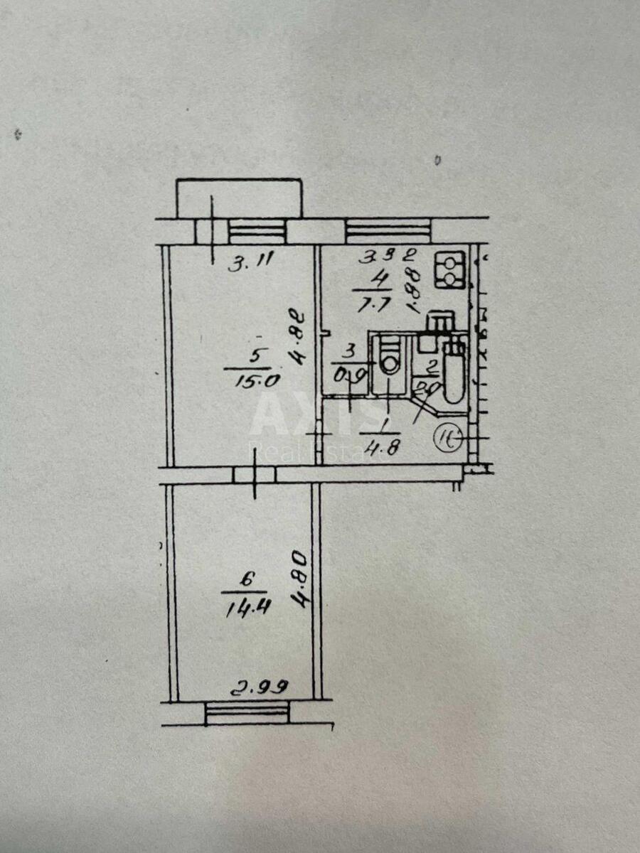 2к квартира ул. Пражская 86