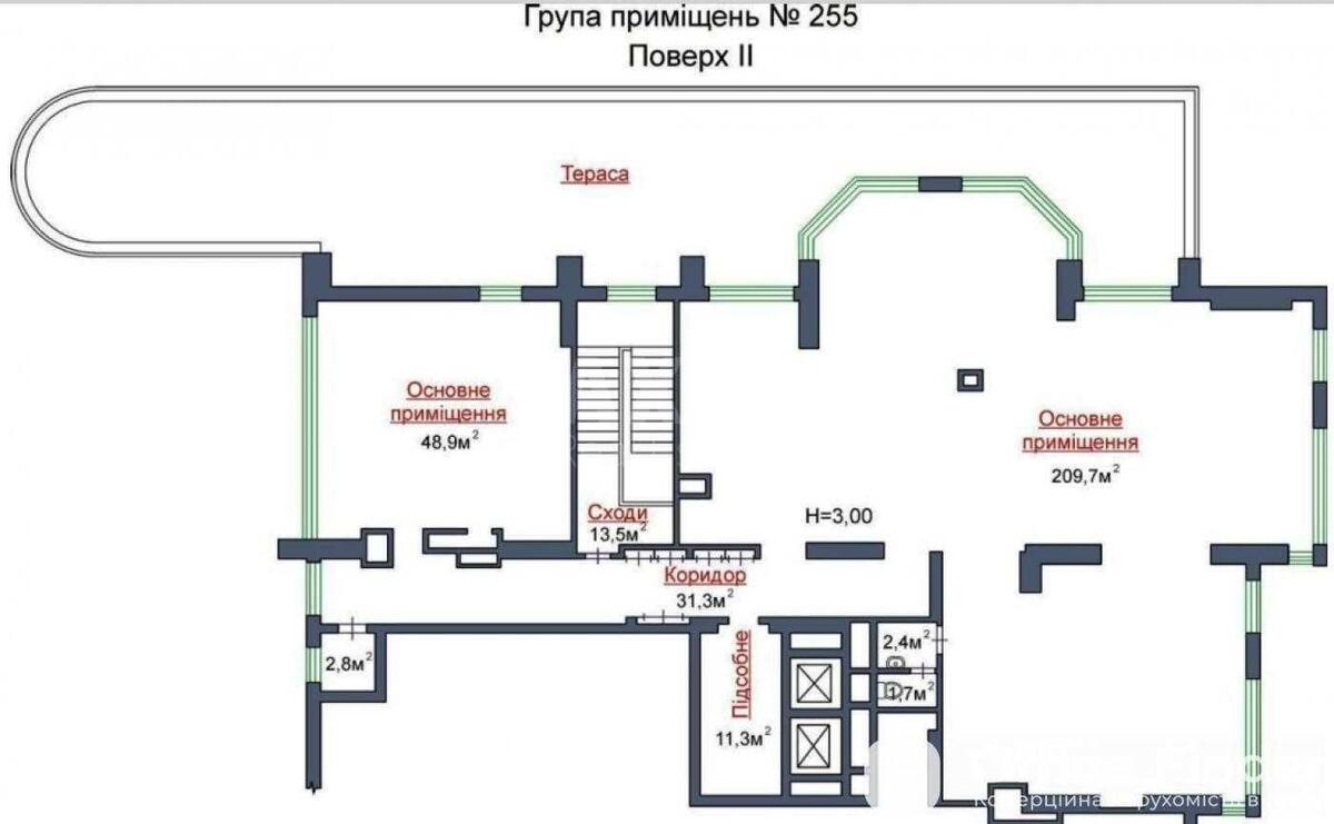 Trade object pr-t Tychyny Pavla 18Б, 432m29